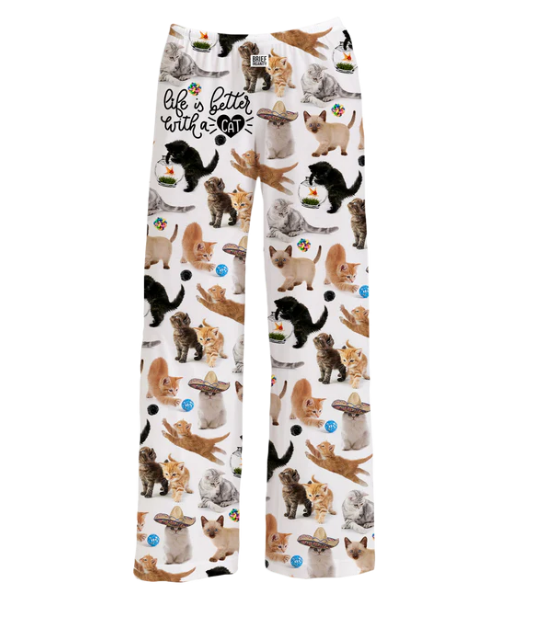 Life Is Better With A Cat Lounge Pants | GoodThings